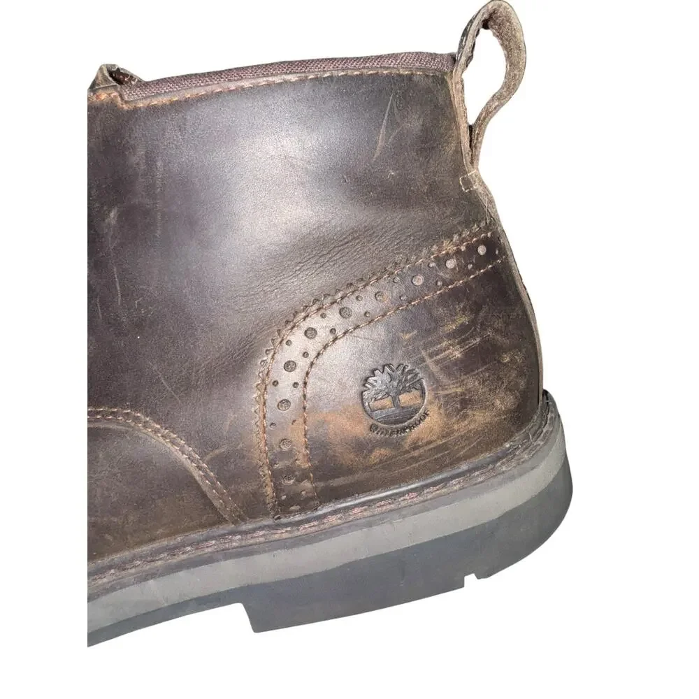 Timberland Squall Canyon Wing Tip Chukka Boots‎ Men's 13 Brown Waterproof Fall